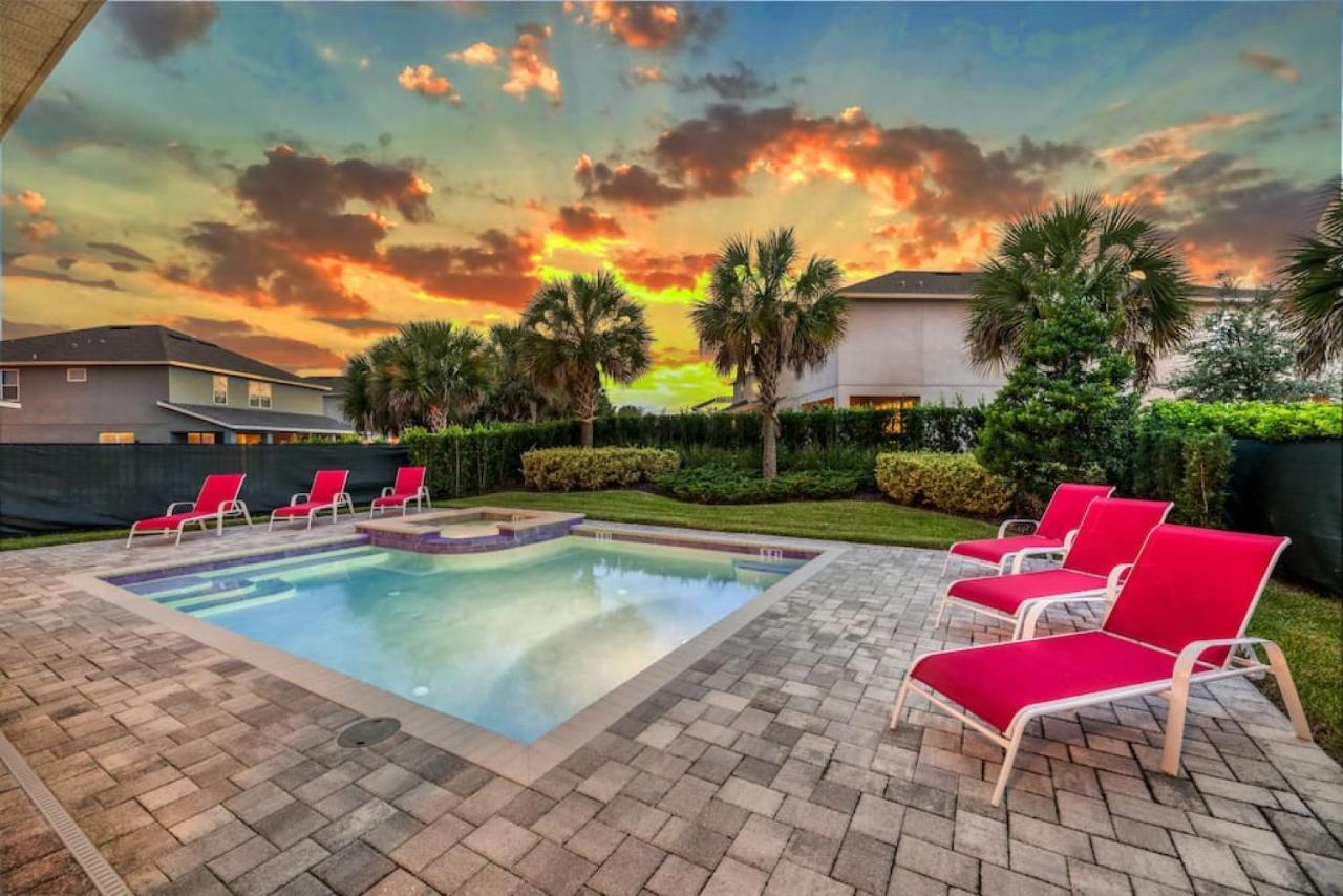 Spacious 8 Bdr Family Home With Arcades And Free Pool Heat Orlando Exterior photo